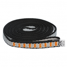 Петля, черно-белая, дайнема, шир. 12мм