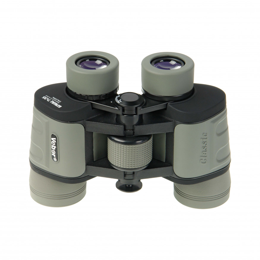 Бинокль Veber Classic БПШЦ 7x35 VRWA широкоугольный, серый