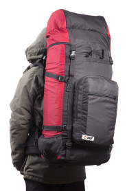 Рюкзак туристический Оптимал 1  черн.вишня, 80 л, ТАЙФ