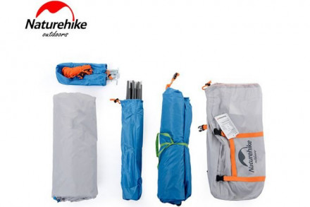 Палатка NATUREHIKE Tent Kit, трехместная, серый цвет
