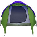 Палатка туристическая Кама-3 двухслойная, (100+215)*215*170 см, зелено-синий