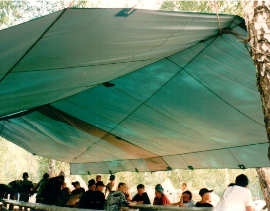 Тент Век 7х9 костровой