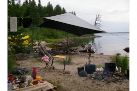 Тент туристический "ПИРАМИДА" 4x4