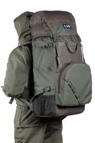 Рюкзак туристический Турист Лайт 2, ПВХ 600, хаки/олива, 120 л, ТАЙФ