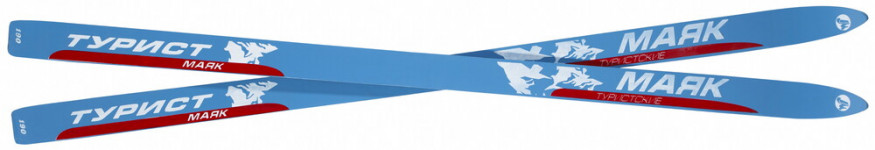 Лыжи туристические ТУРИСТ, дерево-пластиковые, длина 200 см