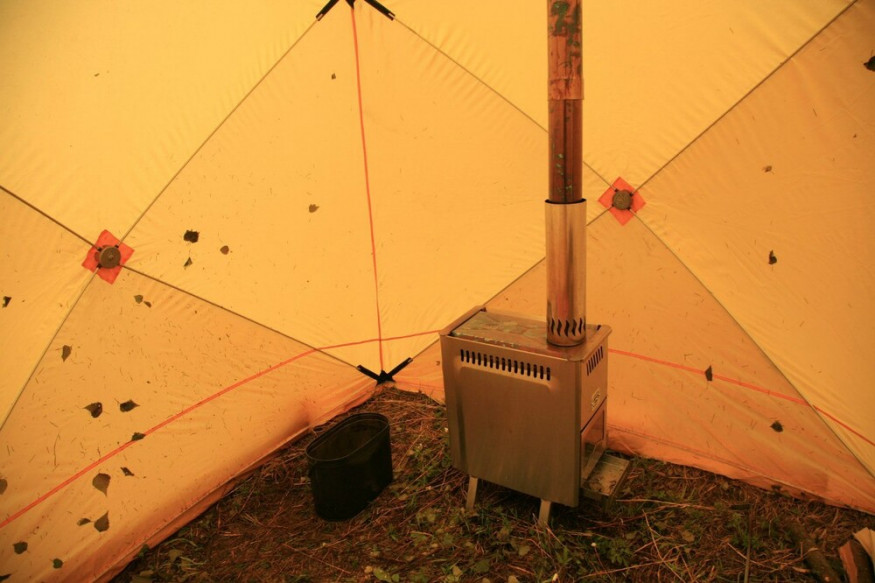 Палатка Век Баня походная Катунь Плюс