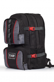 Рюкзак ADLER 3, черный/серый, Тайф