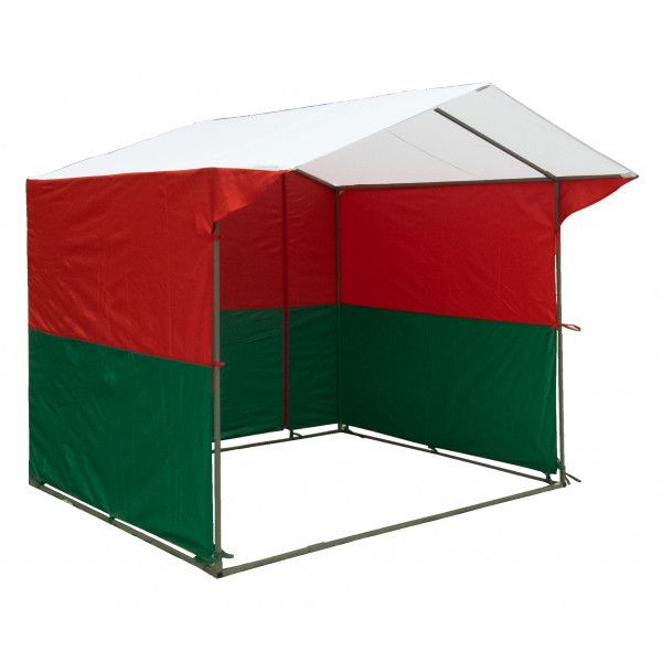Торговая палатка Домик 2.5х2,0, каркас из трубы, диаметром 25 мм