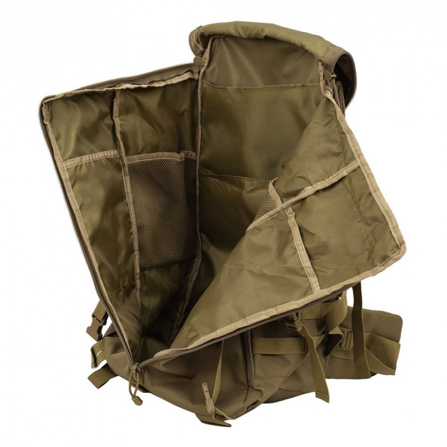 Рюкзак туристический Patrol 65, песочный, Tramp