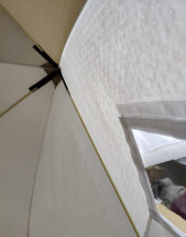 Палатка КУБ 5 (трехслойная), 1,8 x 1,75 м, PU 2000, белый-олива