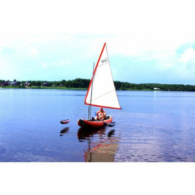 Мачта с креплением на надувной байдарке